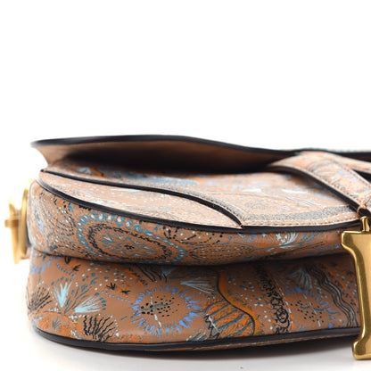 Christian Dior Calfskin Painted Saddle Bag 8 of 9