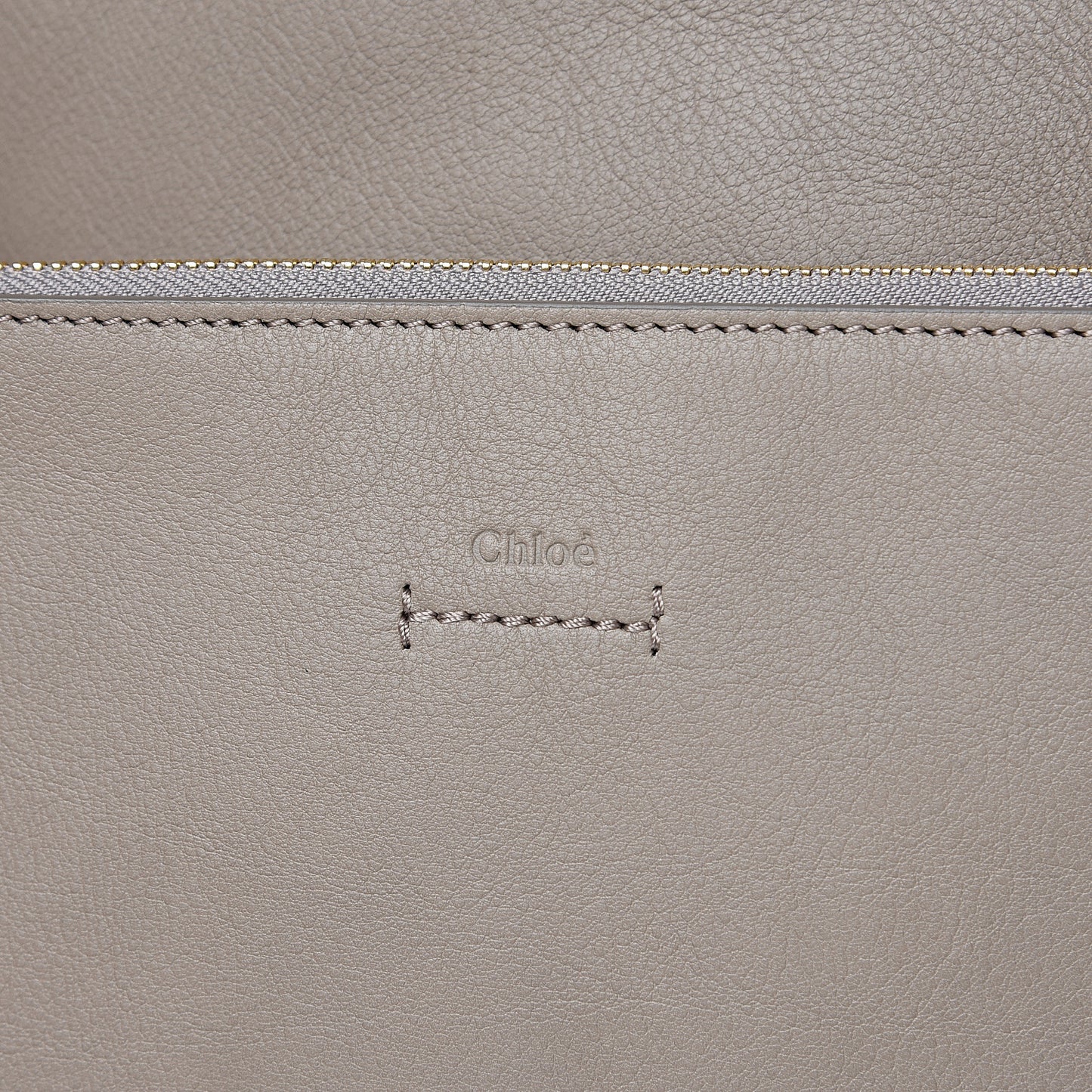 Smooth Calfskin Medium Vick Tote Motty Grey