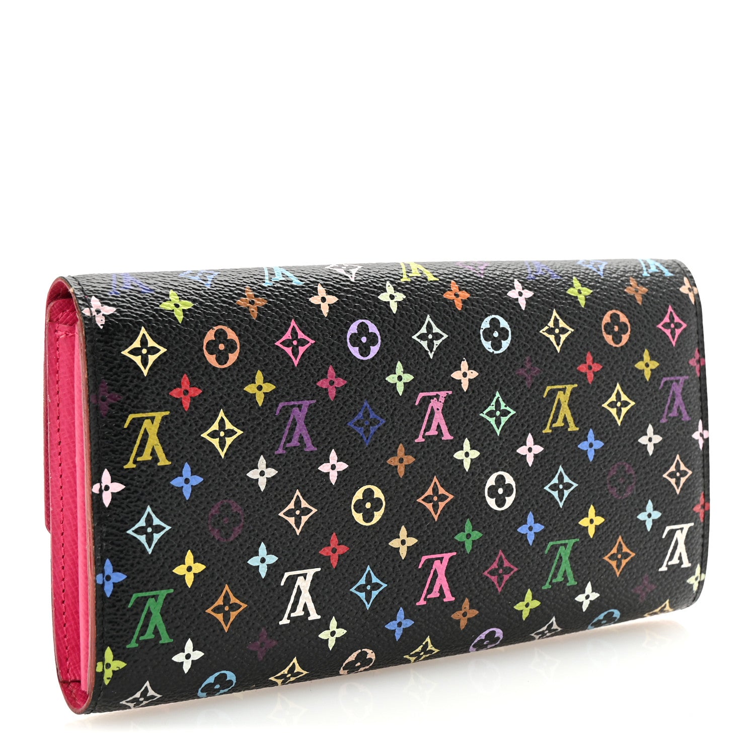 Louis Vuitton Monogram Multicolor Sarah Wallet Black Grenade 3 of 6