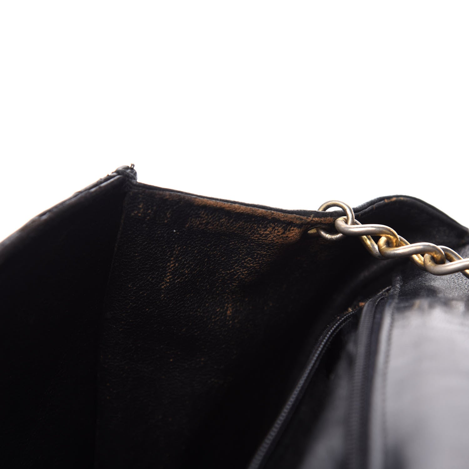 Chanel Lambskin Quilted Tassel Shoulder Flap Bag Black 11 of 14