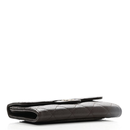 Chanel Caviar Quilted Small Flap Wallet Brown 4 of 8