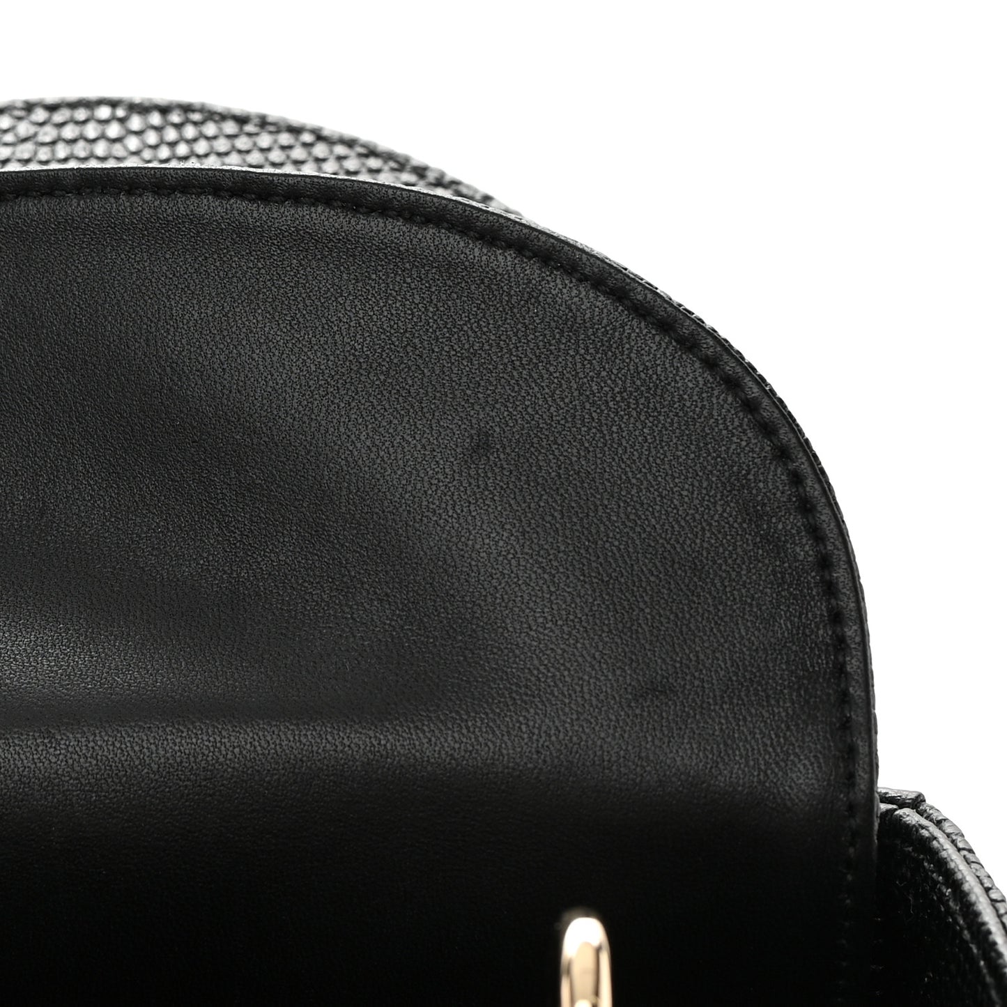 Lizard Small Lady Dior Black