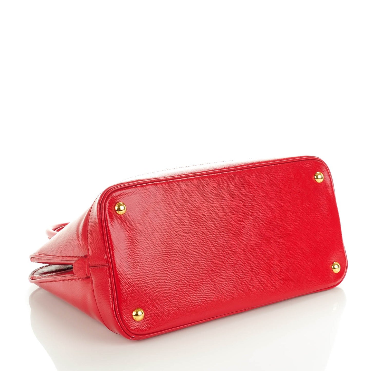 Saffiano Vernice Open Promenade Tote Rosso