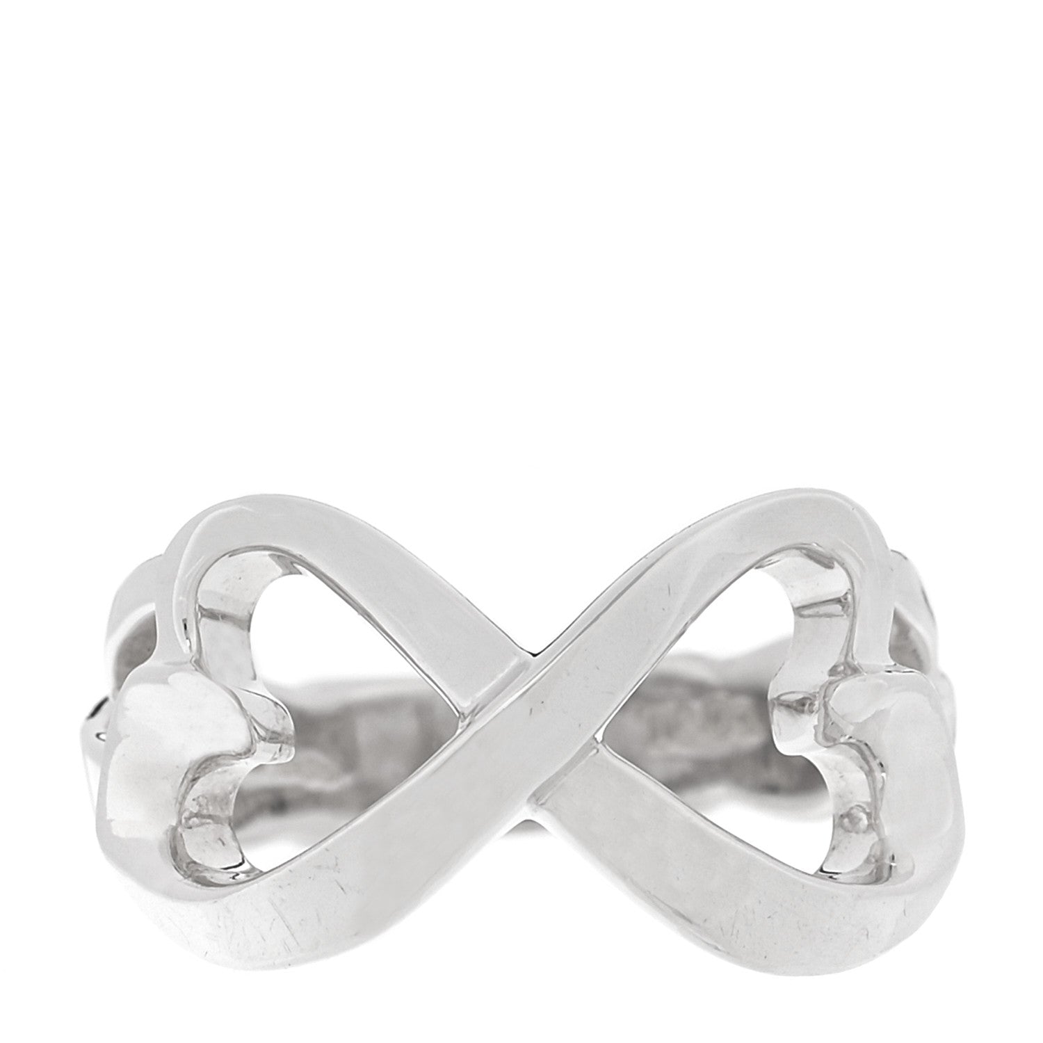 Tiffany Sterling Silver Paloma Picasso Double Loving Heart Ring 52 6 1 of 6