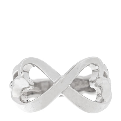 Tiffany Sterling Silver Paloma Picasso Double Loving Heart Ring 52 6 1 of 6