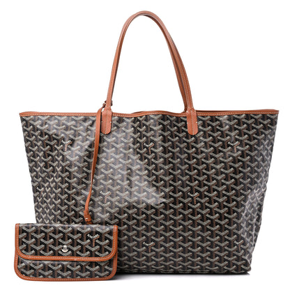 Goyard Goyardine Saint Louis GM Black Gold 1 of 10