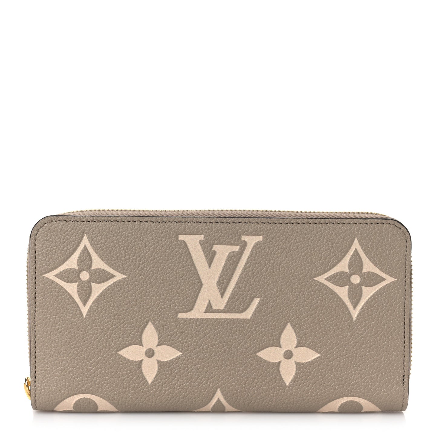 Empreinte Monogram Giant Zippy Wallet Tourterelle Creme
