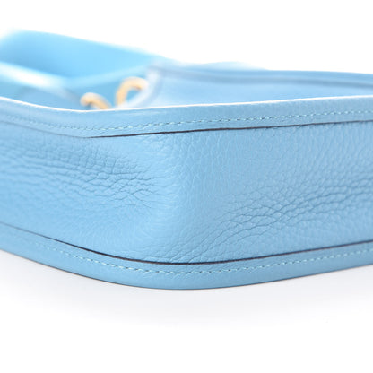 Hermes Taurillon Clemence Evelyne TPM Bleu Du Nord 5 of 11