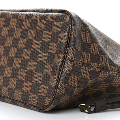 Louis Vuitton Damier Ebene Neo Neverfull MM Rose Ballerine 10 of 10