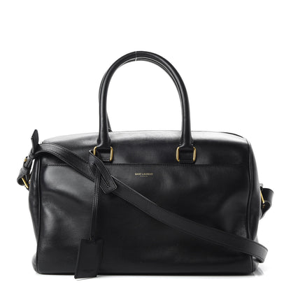 Saint Laurent Calfskin Classic Duffle 6 Black 1 of 19