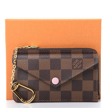 Louis Vuitton Damier Ebene Recto Verso Card Holder Rose Ballerine 8 of 8