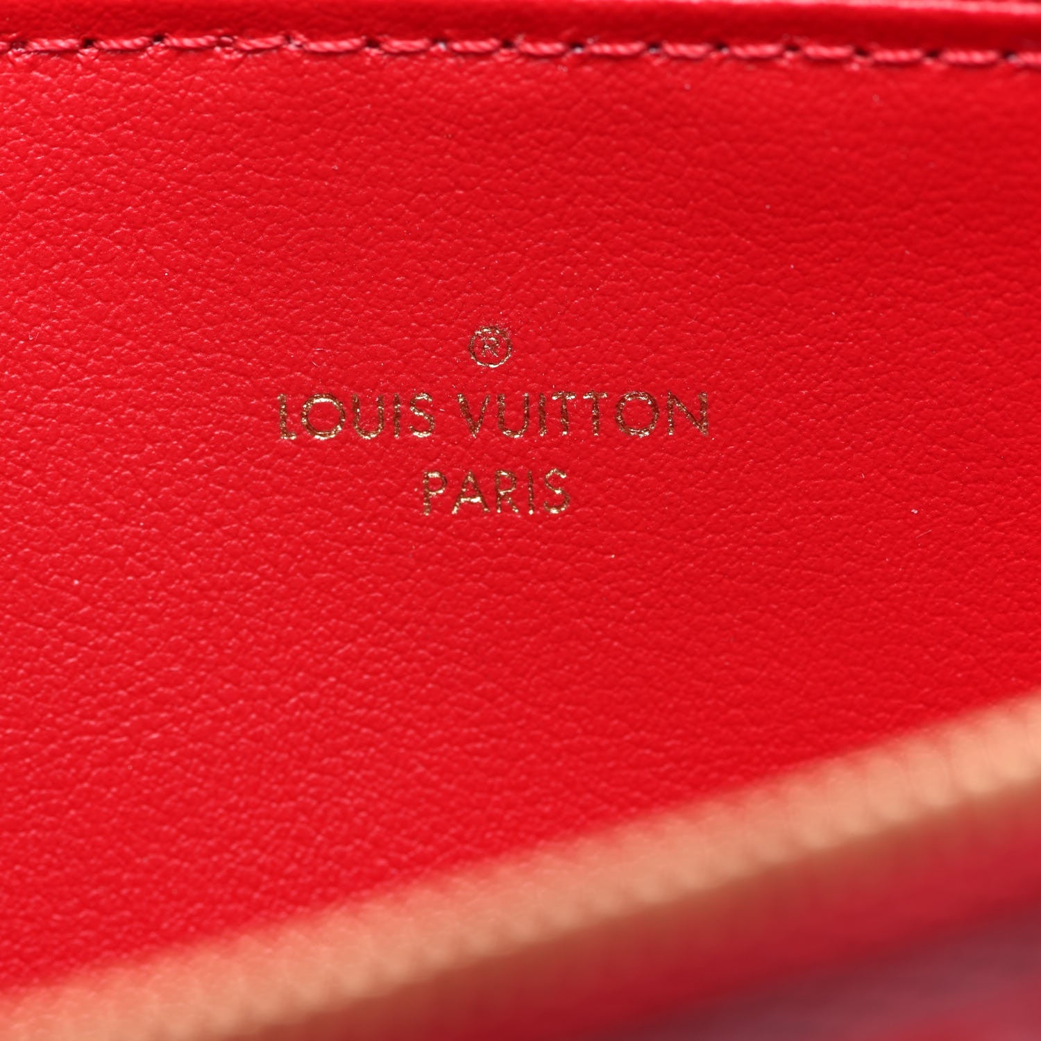 Louis Vuitton Empreinte Felicie Chain Wallet Zippered Insert Cherry 6 of 6