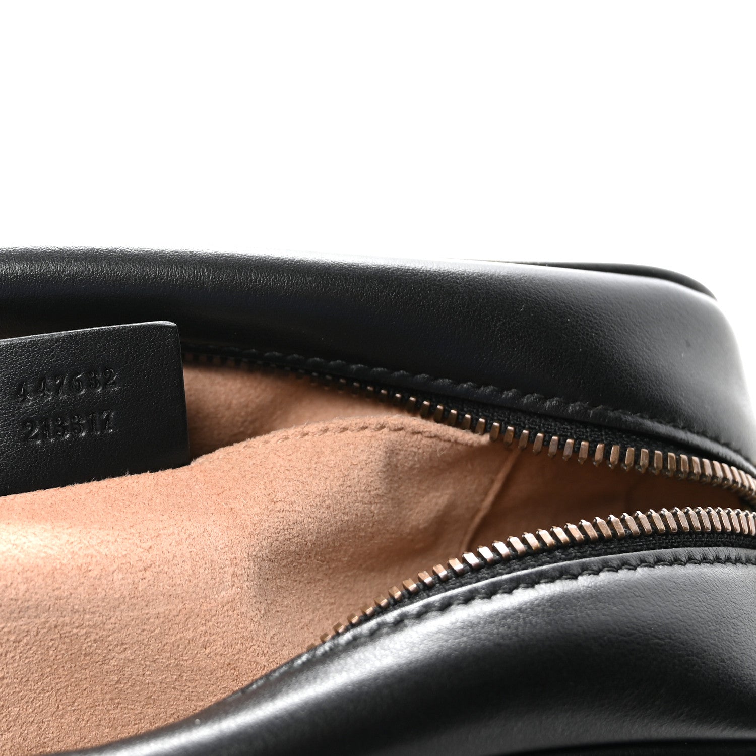 Gucci Calfskin Matelasse Small GG Marmont Chain Shoulder Bag Black 7 of 10