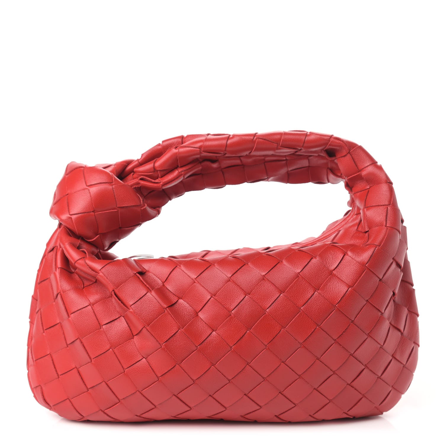 Bottega Veneta Nappa Intrecciato Mini Jodie Red 1 of 10