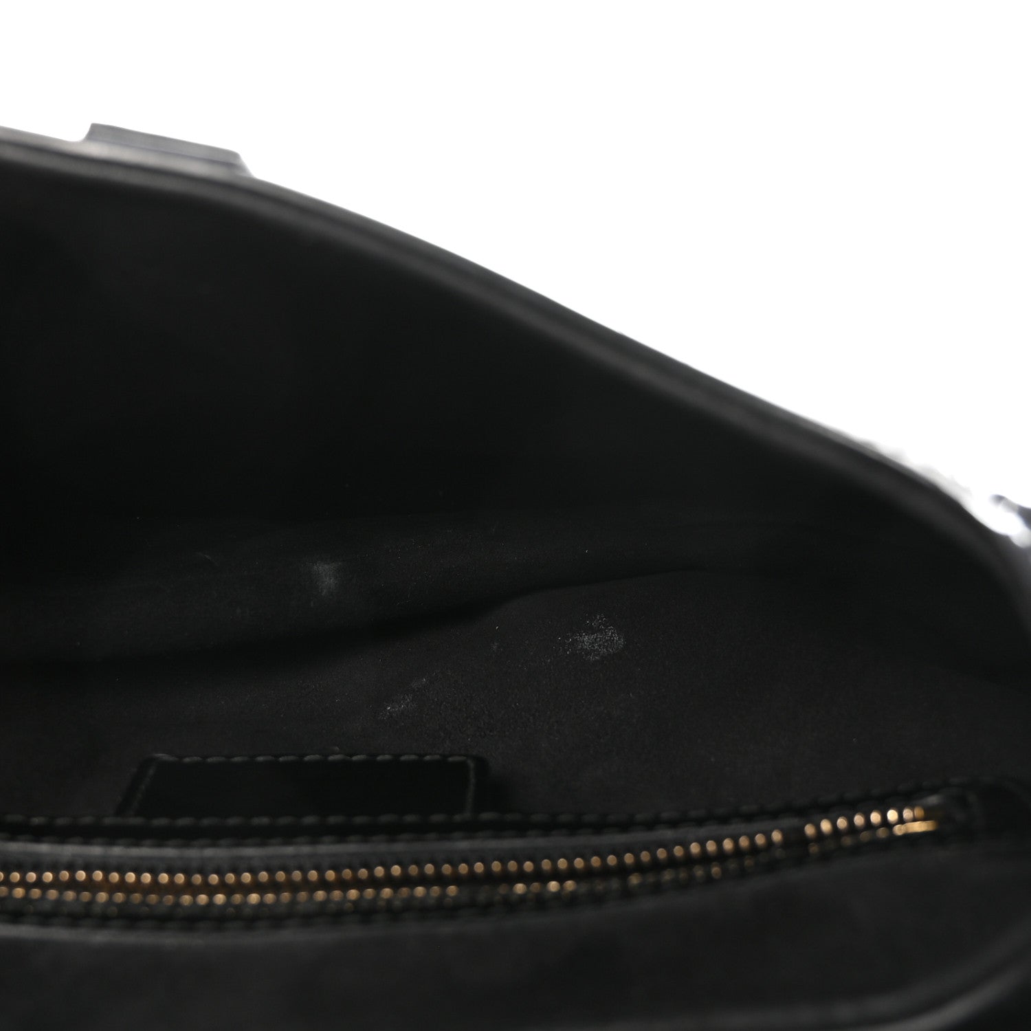 Christian Dior Patent Saddle Bag Black 5 of 9