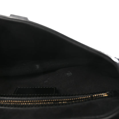 Christian Dior Patent Saddle Bag Black 5 of 9