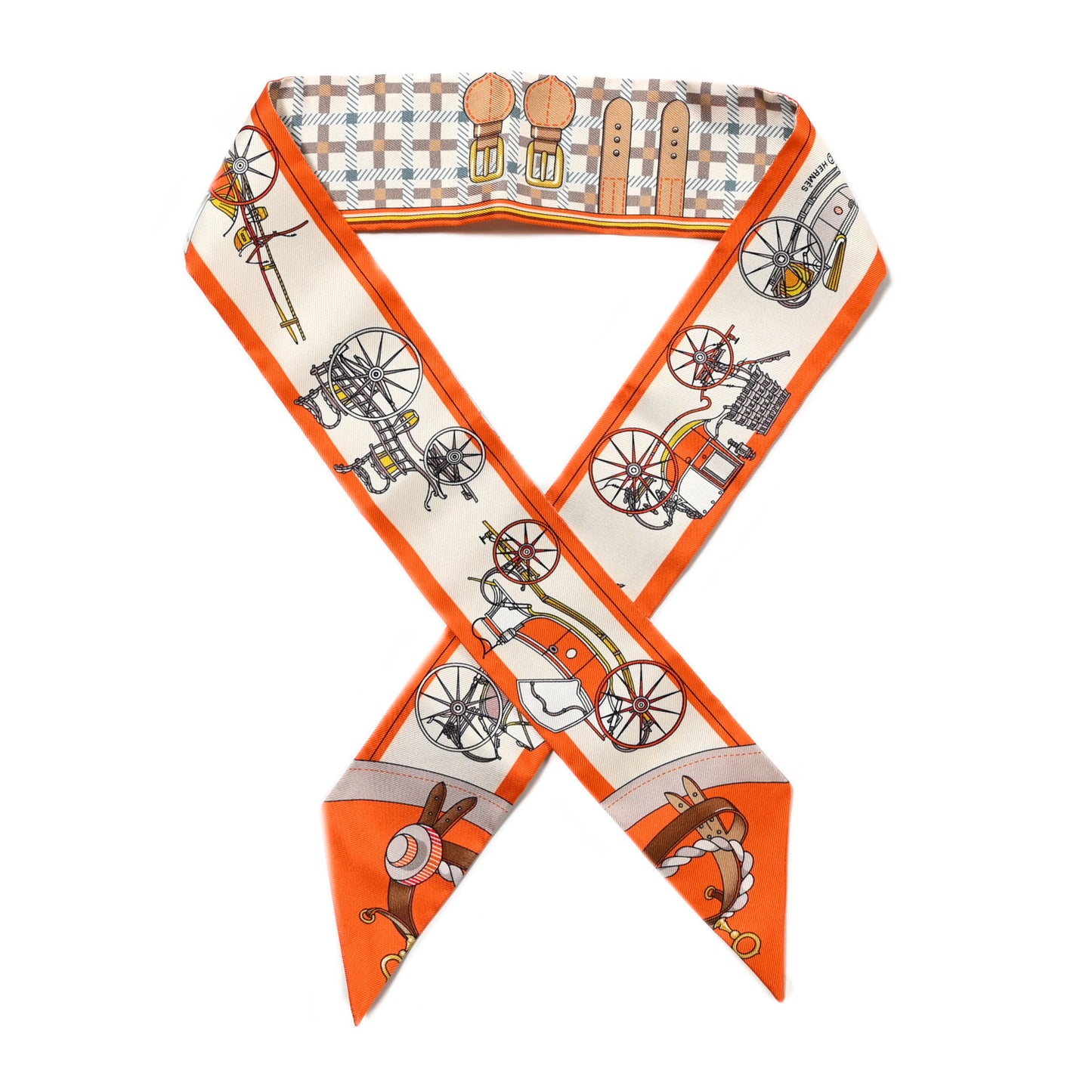 Silk Les Voitures Nouvelle Twilly Orange Beige Gris