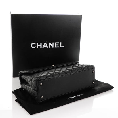 Chanel Caviar Quilted Medium Coco Handle Flap Black 4 of 8
