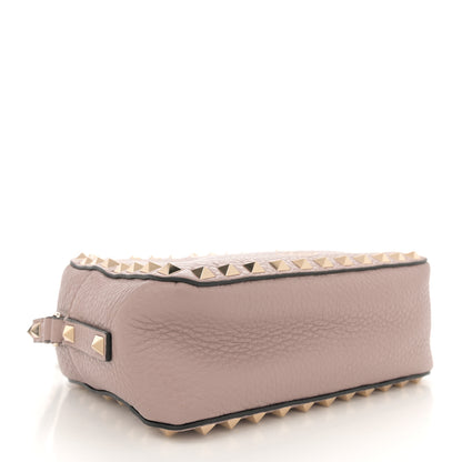 Valentino Garavani Pebbled Calfskin Rockstud Camera Crossbody Bag Poudre 4 of 11