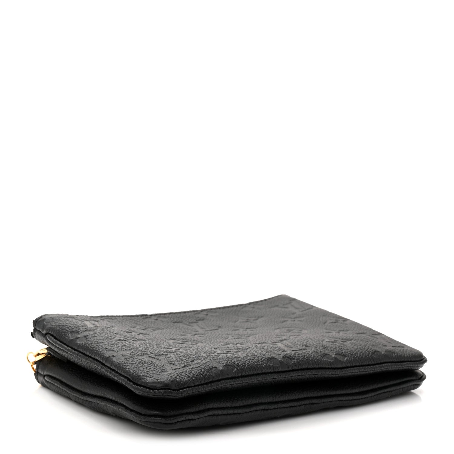 Louis Vuitton Empreinte Double Zip Pochette Black 4 of 11