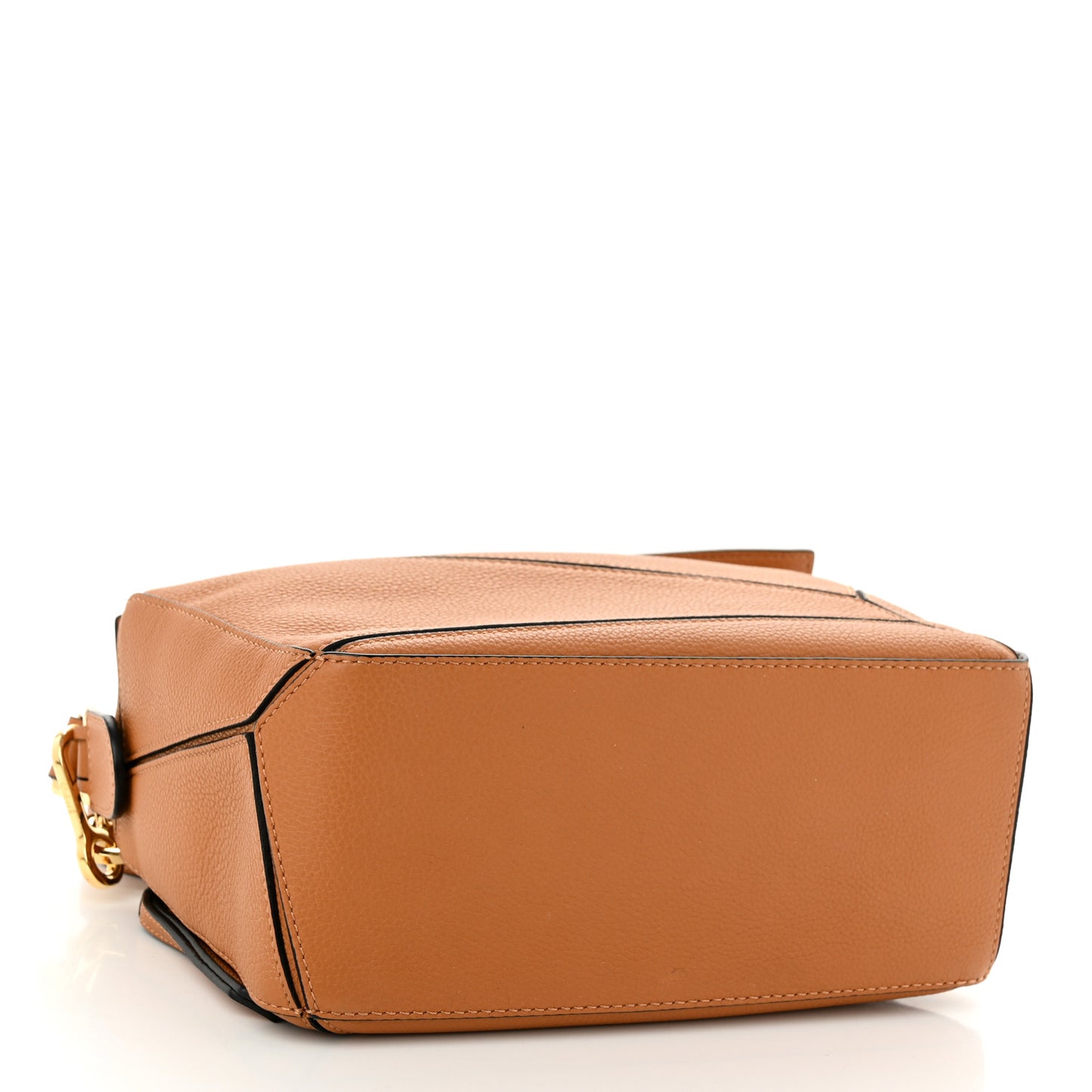 Soft Grained Calfskin Small Puzzle Bag Light Caramel