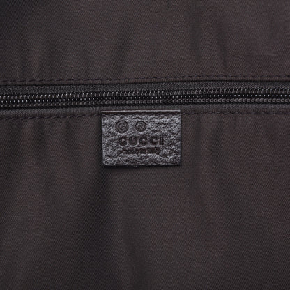 Gucci Denim Monogram Large Carry On Duffle Dark Brown 5 of 8