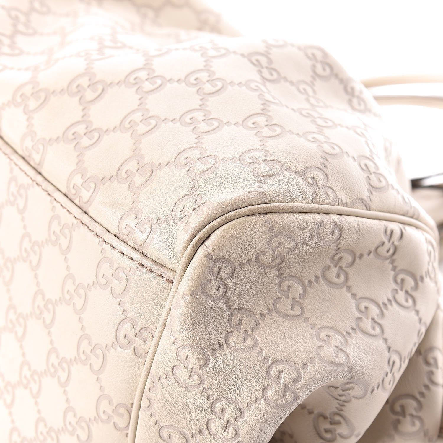 Gucci Guccissima Medium Sukey Boston Off White 10 of 13