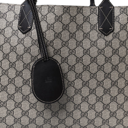 Gucci GG Supreme Monogram Large Reversible Tote Beige Black 13 of 21