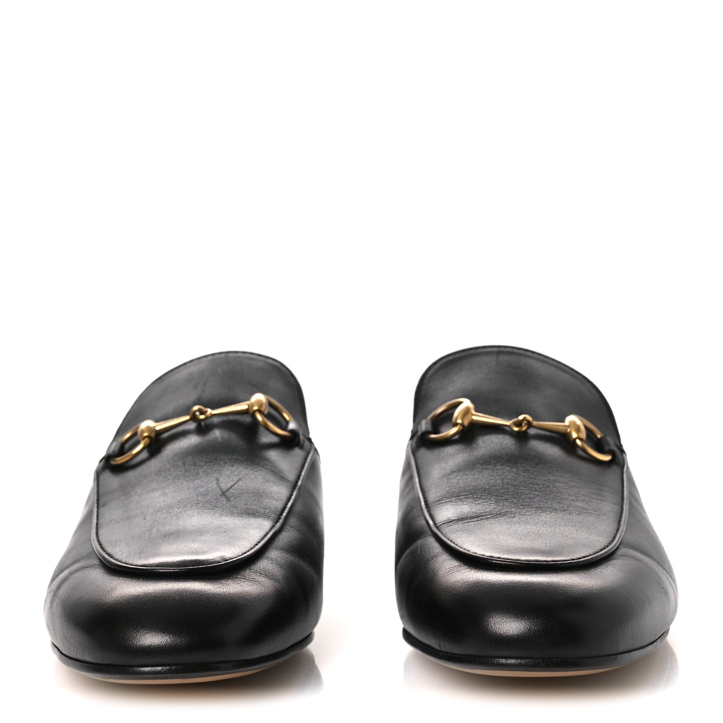 Calfskin Womens Princetown Slippers 39 Black