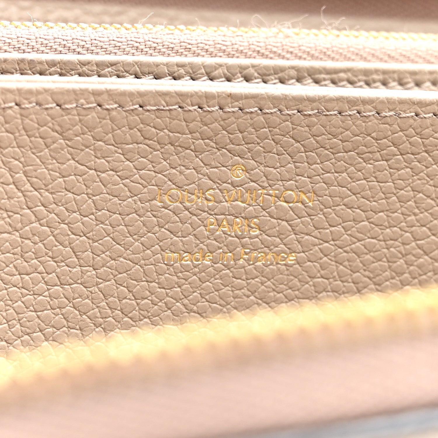 Louis Vuitton Empreinte Monogram Giant Zippy Wallet Tourterelle Creme 6 of 8