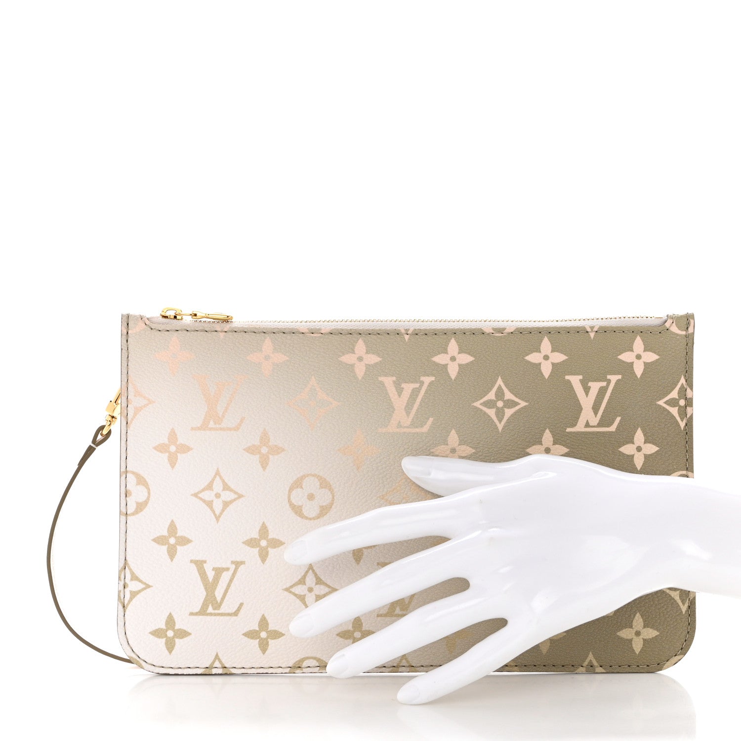 Louis Vuitton Monogram Spring In The City Neverfull MM GM Pochette Sunset Kaki 2 of 6