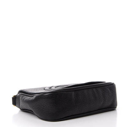 Gucci Pebbled Calfskin Small Soho Flap Crossbody Black 4 of 12