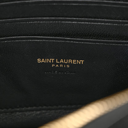 Saint Laurent Grain De Poudre Matelasse Monogram Mini Lou Camera Bag Black 6 of 11