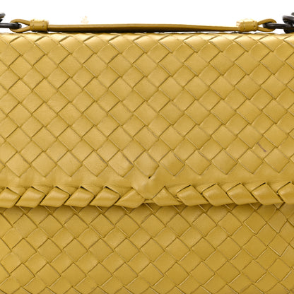 Bottega Veneta Nappa Intrecciato Small Olimpia Shoulder Bag Chartreuse 7 of 17