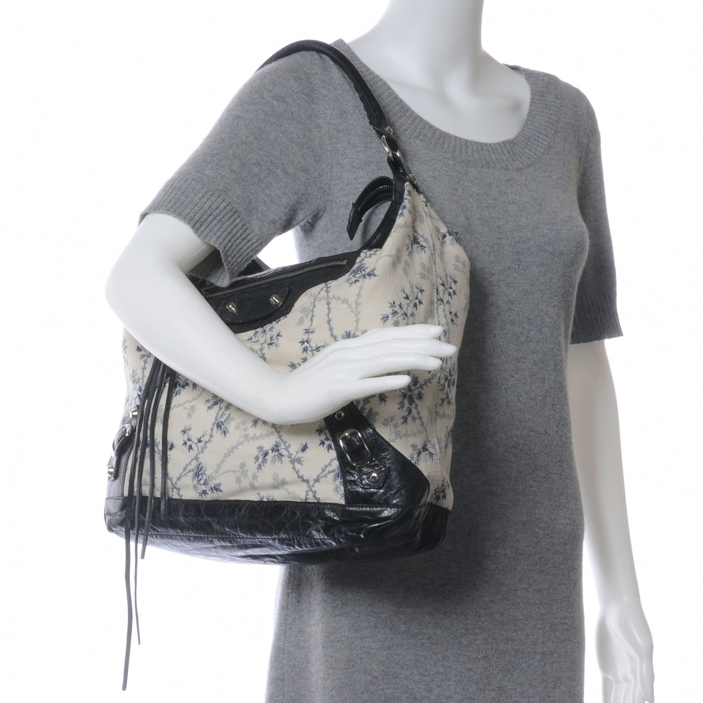 Chevre Toile De Jouy Floral Day Tote