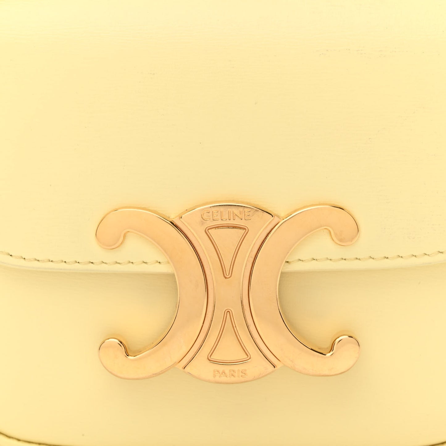 Shiny Calfskin Mini Triomphe Pollen