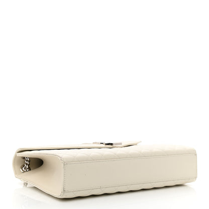 Saint Laurent Grain De Poudre Textured Mixed Matelasse Large Triquilt Monogram Satchel Porcellana 4 of 10