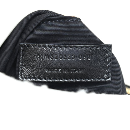 Saint Laurent Boucle Tweed Quilted Toy Loulou Puffer Monogram Chain Satchel Crema Soft 7 of 9