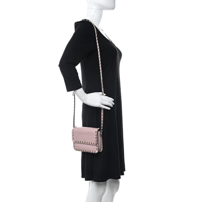 Valentino Garavani Vitello Rockstud Crossbody Bag Water Rose 2 of 9