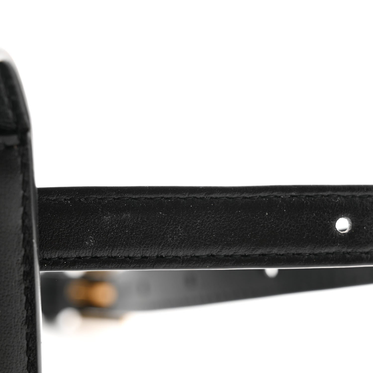 Saint Laurent Smooth Calfskin Monogram Kate Belt Bag Black 10 of 11