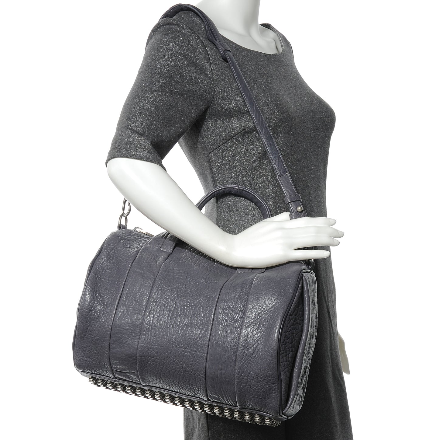 Leather Rocco Tundra w Silver Hardware