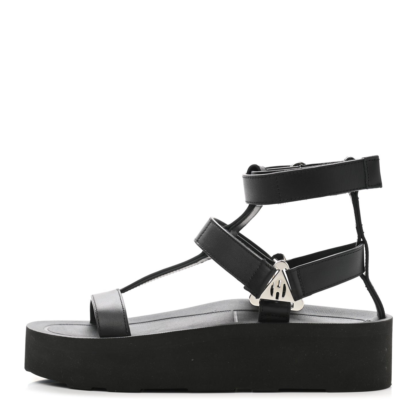 Calfskin Womens Enid Sandals 36 Black