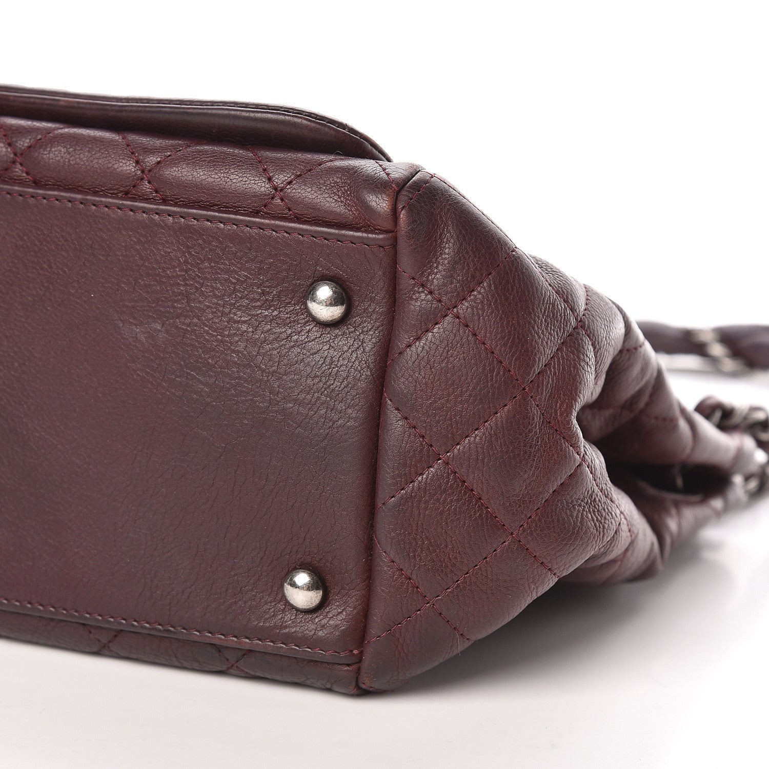Chanel Calfskin Quilted Istanbul Accordion Flap Burgundy 19 of 20