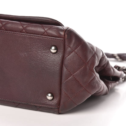 Chanel Calfskin Quilted Istanbul Accordion Flap Burgundy 19 of 20