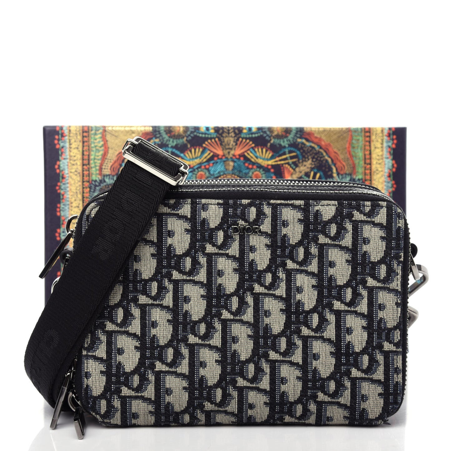 Oblique Pouch Navy Blue