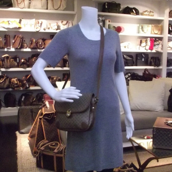 Gucci Monogram Shoulder Bag Brown 2 of 13