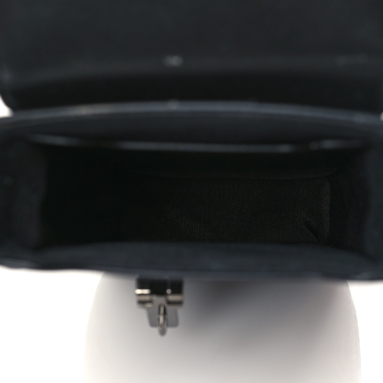 Christian Dior Smooth Calfskin Vertical Pouch Black 4 of 9
