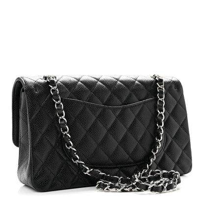 Chanel Caviar Quilted Medium Double Flap Black 3 of 10