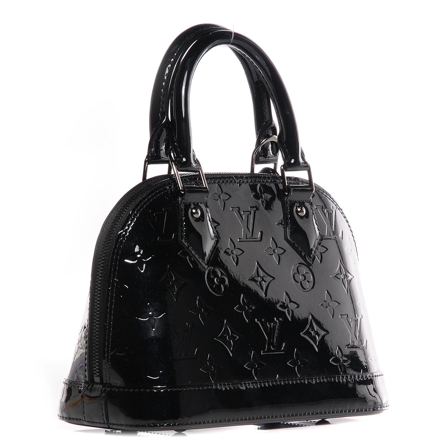 Louis Vuitton Vernis Alma BB Noir Magnetique 3 of 8