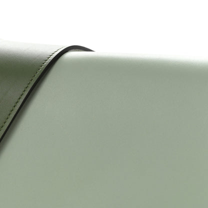 Celine Shiny Smooth Calfskin Medium Frame Shoulder Bag Olive Pastel Green 8 of 12